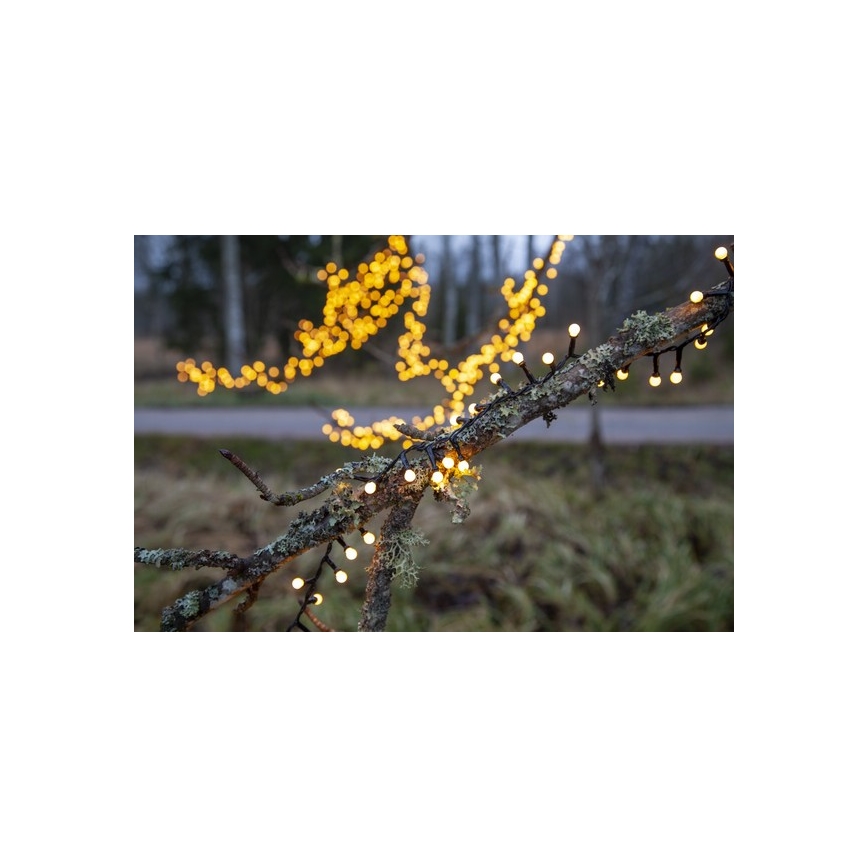 Eglo - Вулична різдвяна LED гірлянда 700xLED/1 функція 19м IP44 теплий білий