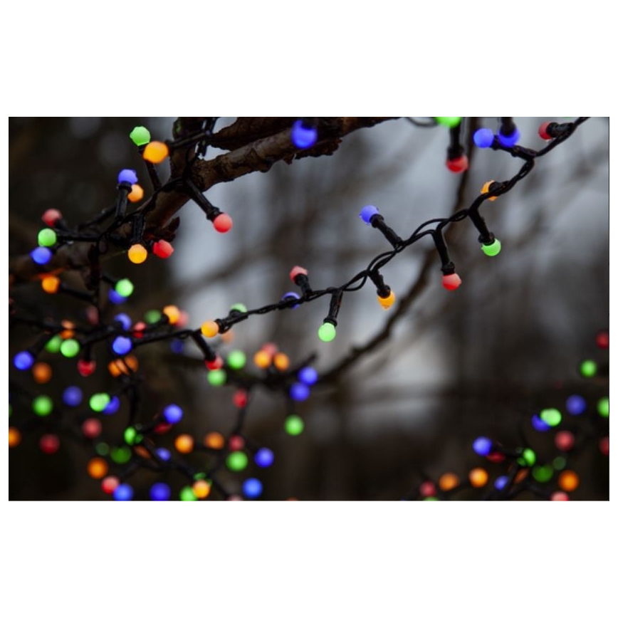 Eglo 472-53 - Вулична різдвяна LED гірлянда BERRY MINI 700xLED/8 функцій 14м кольорова IP44