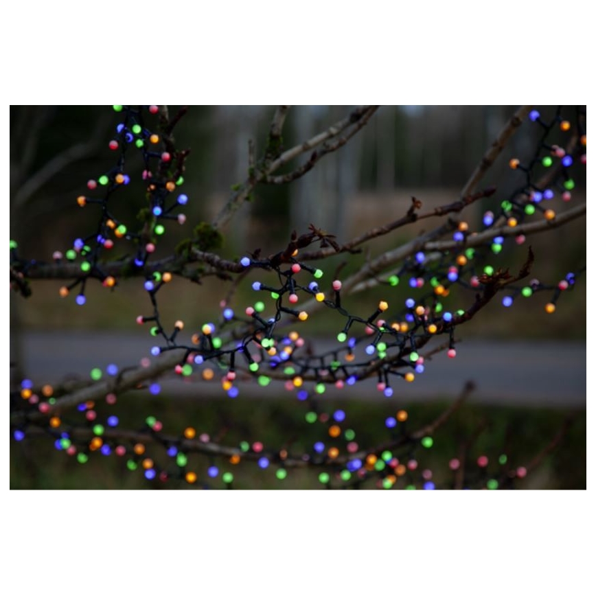 Eglo 472-53 - Вулична різдвяна LED гірлянда BERRY MINI 700xLED/8 функцій 14м кольорова IP44