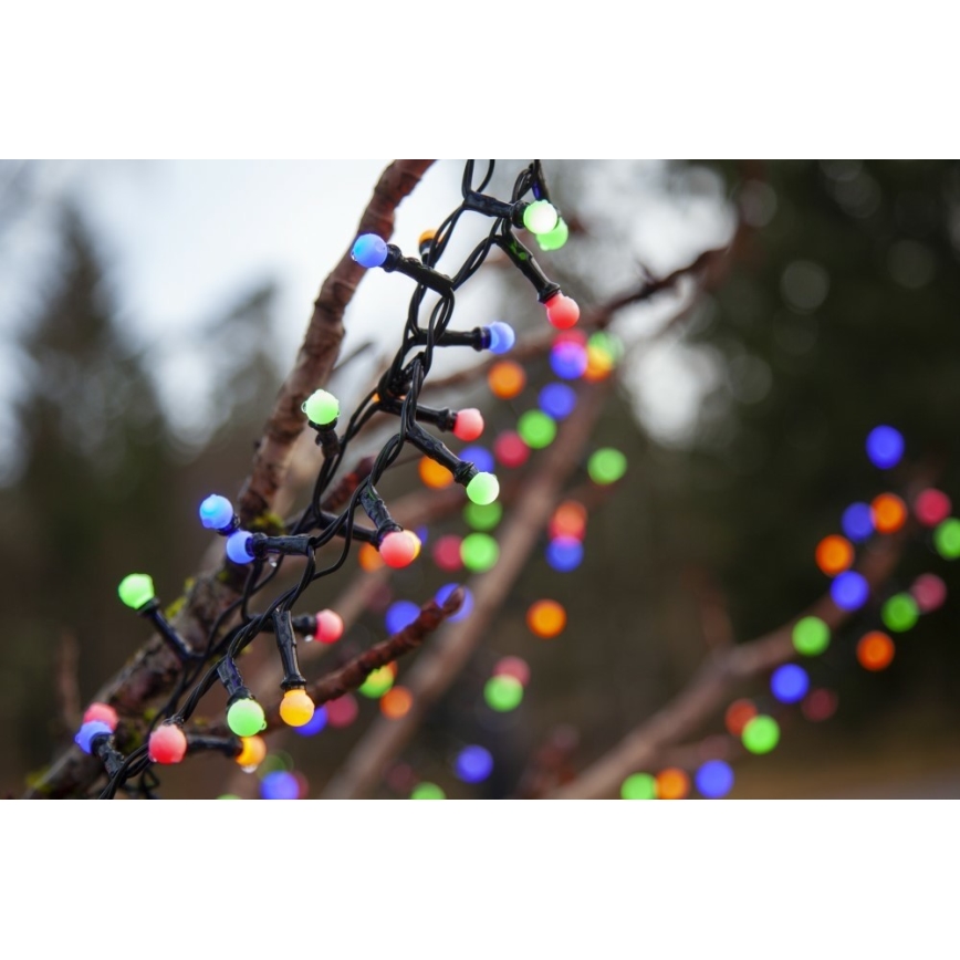Eglo 472-53 - Вулична різдвяна LED гірлянда BERRY MINI 700xLED/8 функцій 14м кольорова IP44