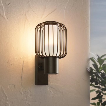 Eglo - Вуличний настінний світильник 1xE27/28W/230V IP44