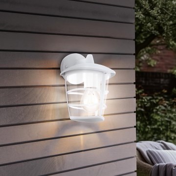 Eglo - Вуличний світлодіодний настінний світильник 1xE27/8,5W/230V IP44