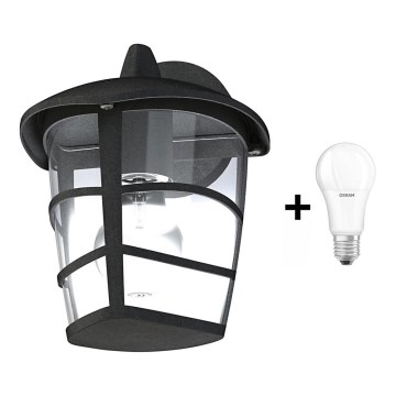 Eglo - Вуличний світлодіодний настінний світильник 1xE27/8,5W/230V IP44