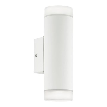Eglo - Вуличний світлодіодний настінний світильник 2xGU10/5W IP44