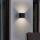 Eglo - Вуличний світлодіодний настінний світильник 2xLED/2,8W/230V IP54 чорний