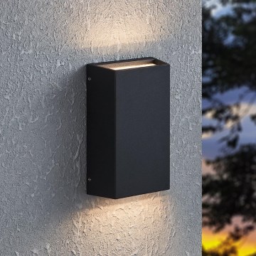 Eglo - Вуличний світлодіодний настінний світильник 2xLED/5W/230V IP65