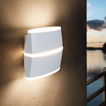 Eglo - Вуличний світлодіодний настінний світильник 2xLED/6W IP44