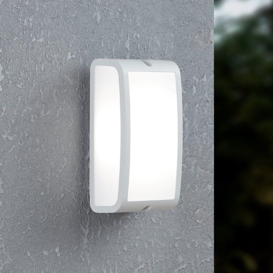 Eglo - Вуличний світлодіодний настінний світильник LED/10,5W/230V білий IP54