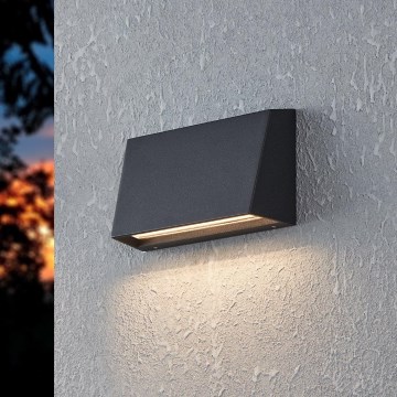 Eglo - Вуличний світлодіодний настінний світильник LED/9,5W/230V IP65