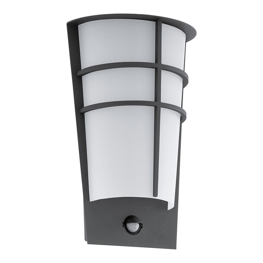 Eglo - Вуличний світлодіодний настінний світильник з датчиком 2xLED/2,5W