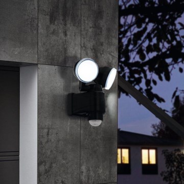 Eglo - Вуличний світлодіодний світильник з датчиком 2xLED/4W/4xLR1IP44
