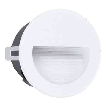 Eglo - Вуличний вбудований LED світильник LED/2,5W/230V IP65 білий