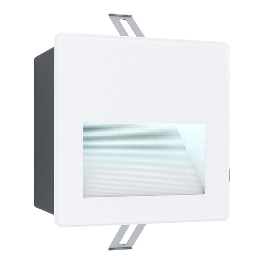 Eglo - Вуличний вбудований LED світильник LED/3,7W/230V IP65 білий