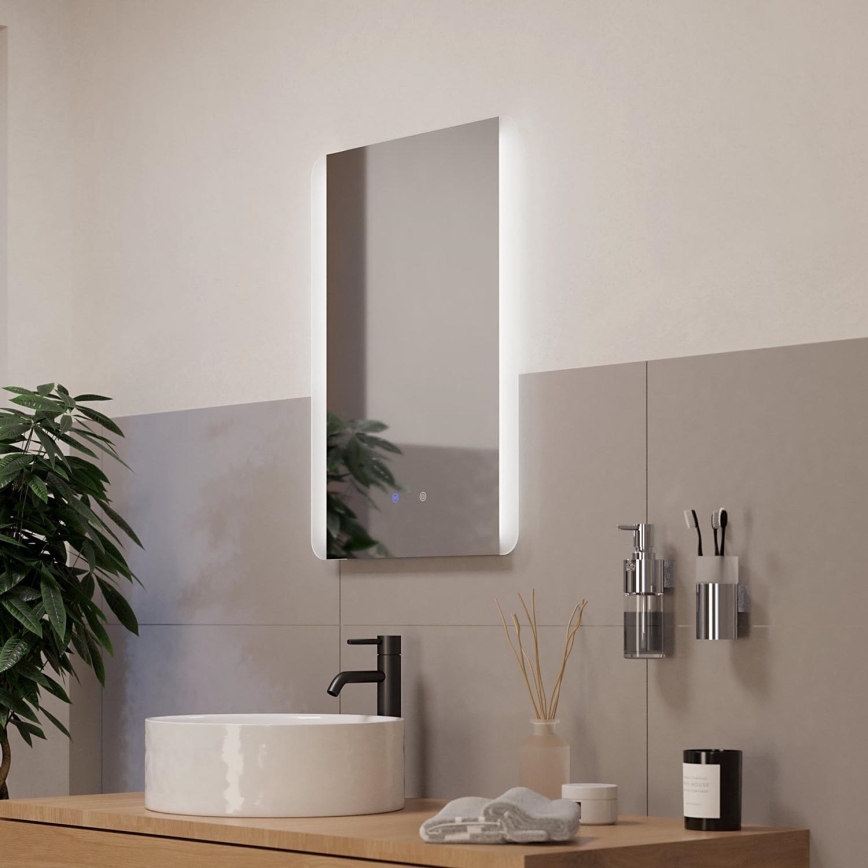 Eglo - Зеркало для ванной комнаты со светодиодной подсветкой и подогревом LED/28W/230V IP44