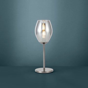 Егло Зірки світла - Настільна лампа 1xE27/60W/230V чорна/димчаста