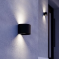 Eglo - Зовнішній настінний LED-світильник 2xLED/2,8W/230V IP54 чорний