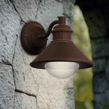 Eglo - Зовнішній настінний світильник 1xE27/40W IP44