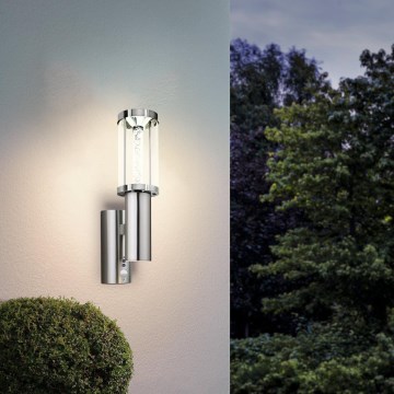 Eglo - Зовнішнє світлодіодне освітлення з датчиком 1xGU10/3W + 1xLED/3,7W IP44