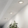 Eglo - Комплект из 3 встраиваемых потолочных светильников LED/3,7W/230V 2700/4000/6500K, диаметр 8,8 см, матовый хром