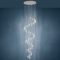 Eglo - Кришталева підвісна LED люстра з регулюванням яскравості 40xLED/1,8W/230V