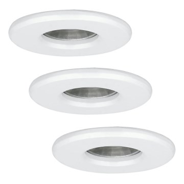 Eglo - КОМПЛЕКТ 3x светодиодных светильников для ванной комнаты IGOA 1xLED/3,3W/230V IP44