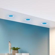 Eglo - КОМПЛЕКТ 3x светодиодных встраиваемых RGB-светильника для подвесного потолка FUEVA-C 3xLED/3W/230V