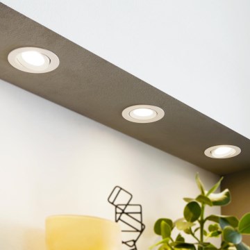 Eglo - КОМПЛЕКТ 3x встраиваемых светильника для подвесного потолка SARTIANO 1xLED/5W/230V