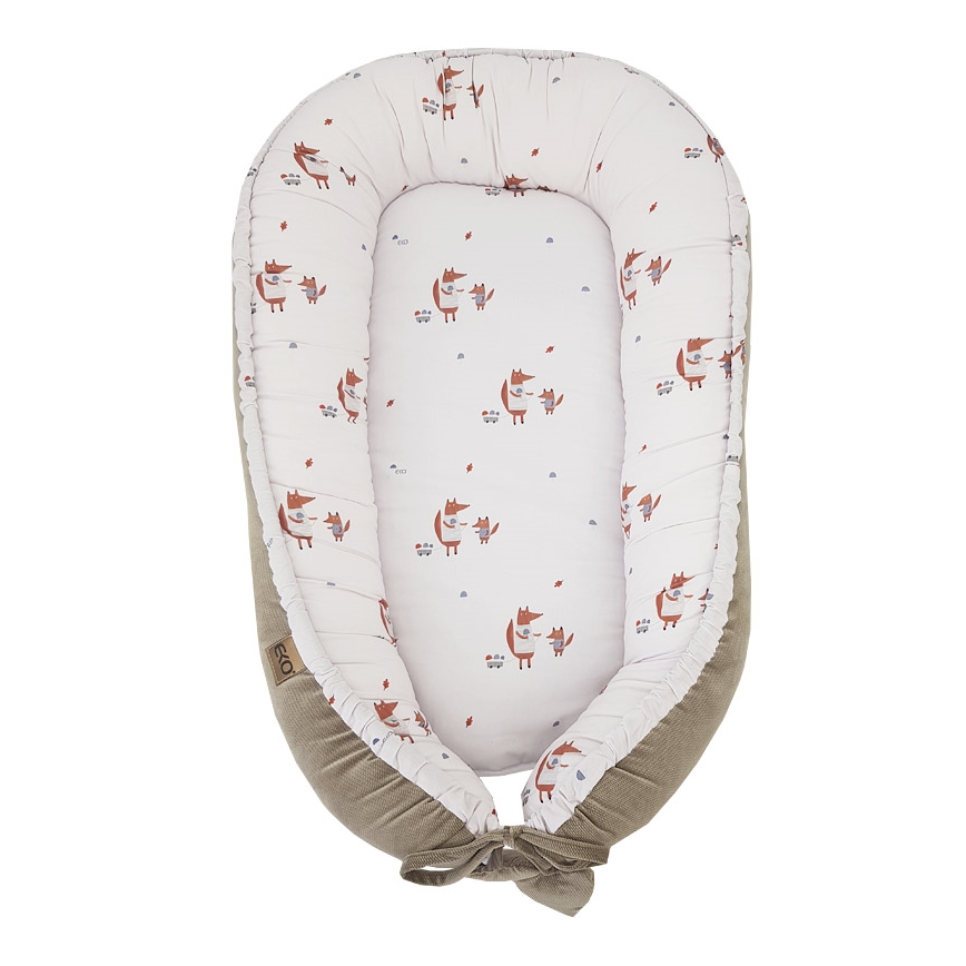 EKO - Бавовняне гніздечко для малюка FOX 90x60 см