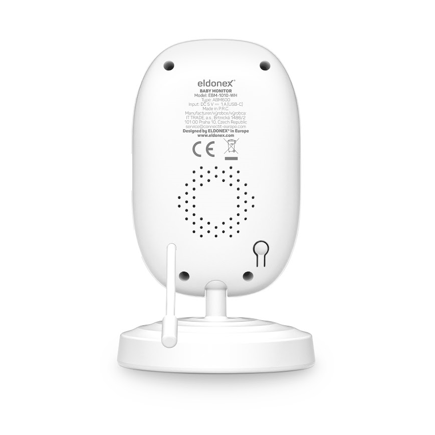 ELDONEX EBM-1010-WH - Цифровая видеоняня 5V/2000 mAh