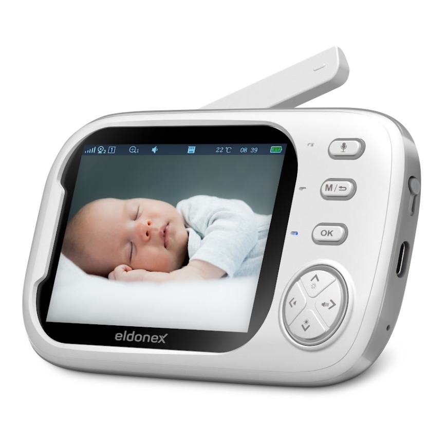ELDONEX EBM-1010-WH - Цифровая видеоняня 5V/2000 mAh