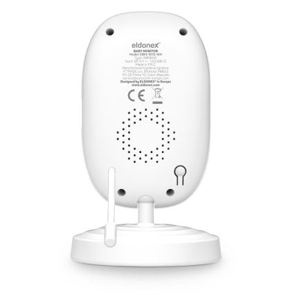 ELDONEX EBM-1010-WH - Дитяча радіоняня з монітором 5В/2000 мАг