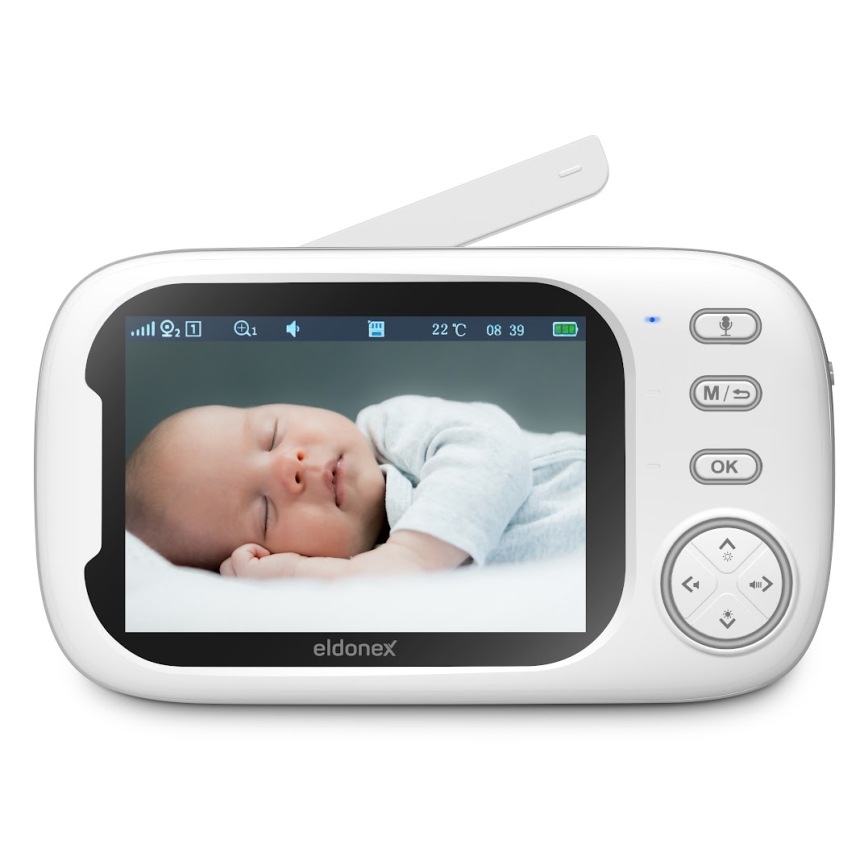 ELDONEX EBM-1010-WH - Няня з монітором 5V/2000 mAh