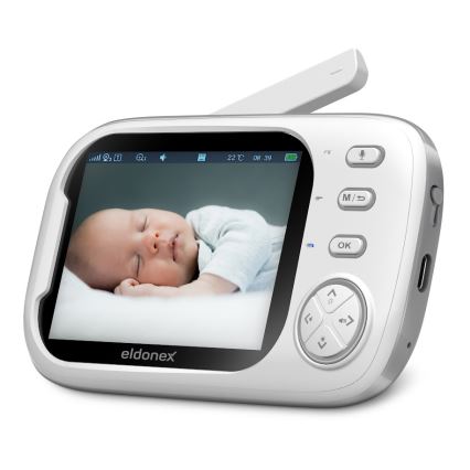 ELDONEX EBM-1010-WH - Няня з монітором 5V/2000 mAh