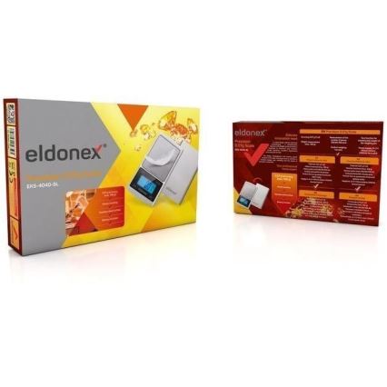 ELDONEX EKS-4040-SL - Ваги з точністю до сотих 2xCR2032 срібний