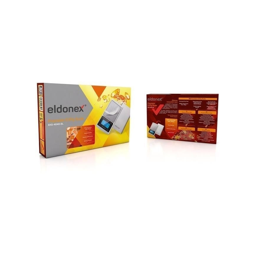 ELDONEX EKS-4040-SL - Высокоточные весы 2xCR2032 серебристый