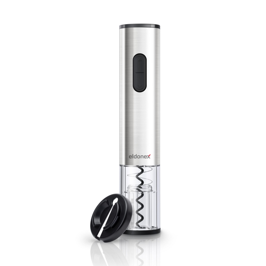 ELDONEX EWO-2200-SL - Електричний штопор для вина 4xAA матовий хром