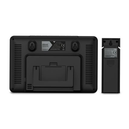 ELDONEX EWS-1010-BK - Метеостанція з РК-дисплеєм 2xAAA чорний