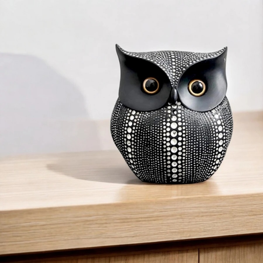 Елегантна настільна прикраса, 15 см — чорна