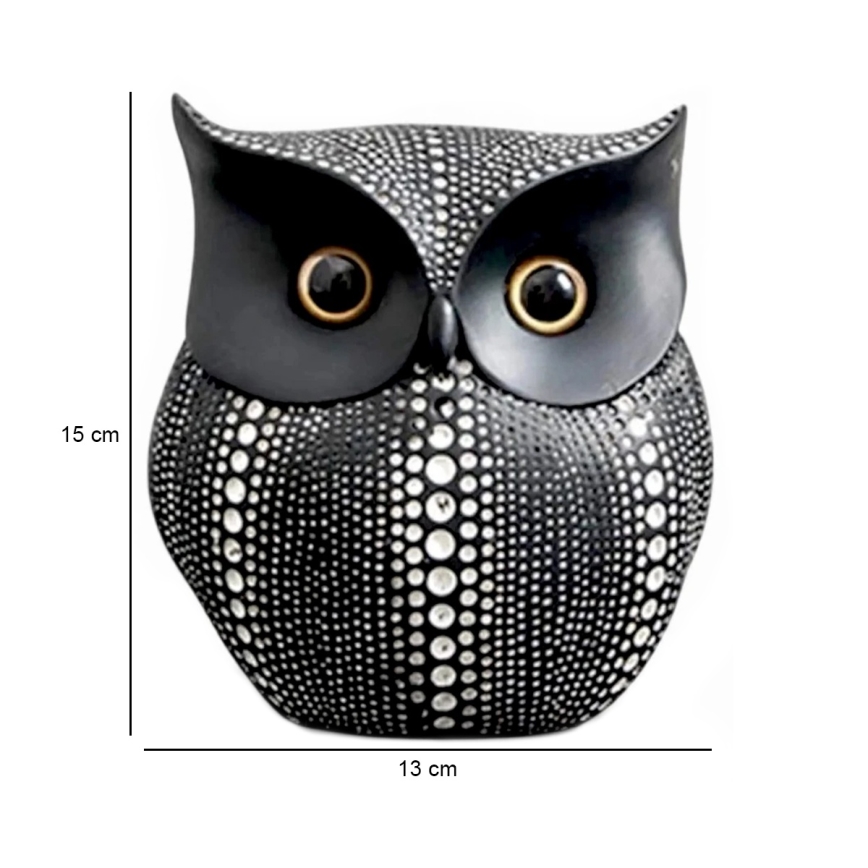 Елегантна настільна прикраса, 15 см — чорна