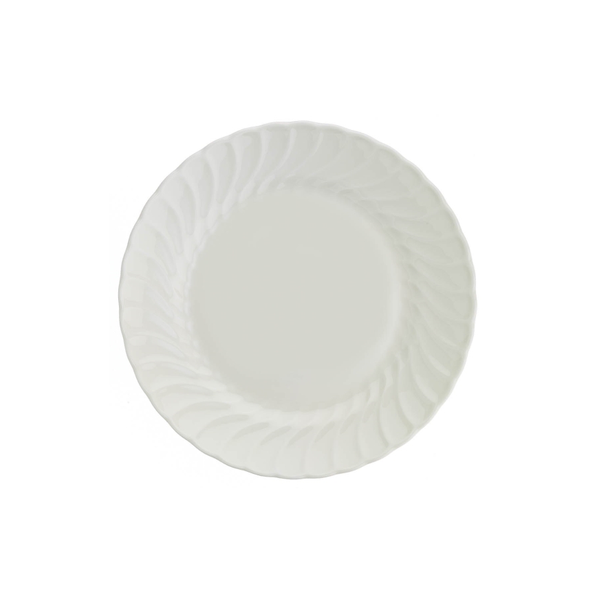 Елегантний сервіз на 24 предмети — білий, з фарфору