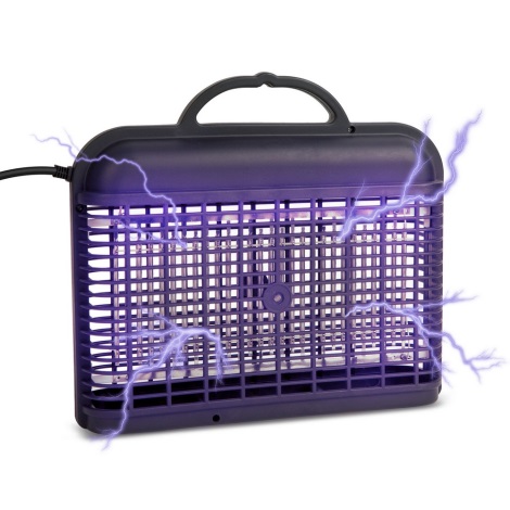 Электрическая ловушка для насекомых со светодиодной подсветкой UV/2W/230V черная