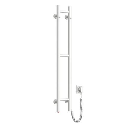 Электрический полотенцесушитель SILOUETTE 187W/230V 101,1 см IP44 белый правый круглый