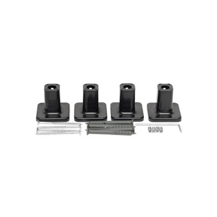 Электрический полотенцесушитель SILOUETTE 187W/230V 101,1 см IP44 черный правый угловой