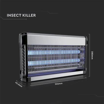 Электрический уничтожитель насекомых 2x15W/230V 100 м2