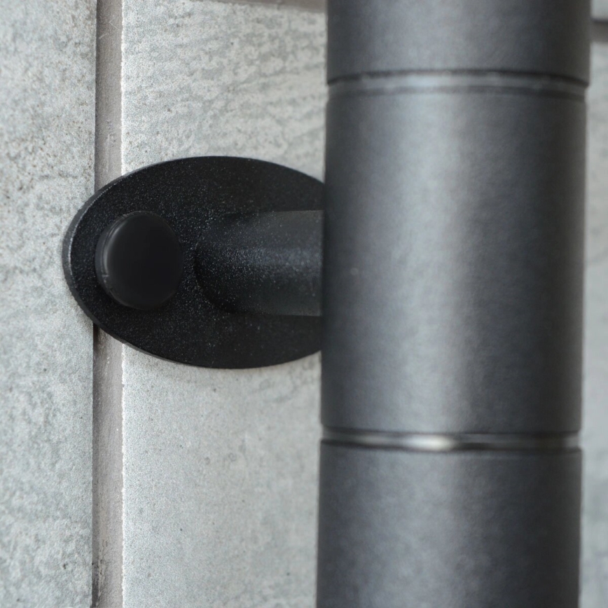 Электрическая вращающаяся сушилка для полотенец с термостатом FOUETTE 185 Вт/230 В 81,8 см IP44 черная