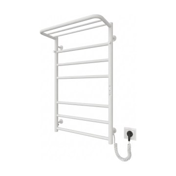 Электрический полотенцесушитель-лесенка HOME 95W/230V 77x53 cm нержавеющая сталь/белый правый