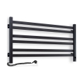 Электрический полотенцесушитель с термостатом AVANGARD, 181 Вт, 50×90 см, черный, левосторонний