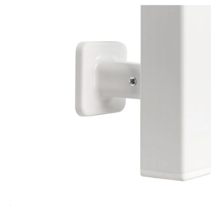 Электрический полотенцесушитель с термостатом SILOUETTE 187 Вт/230 В 120,6 см IP44 белый правосторонний квадратный