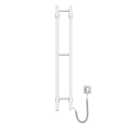 Электрический полотенцесушитель SILOUETTE 187W/230V 101,1 см IP44 белый правый квадратный