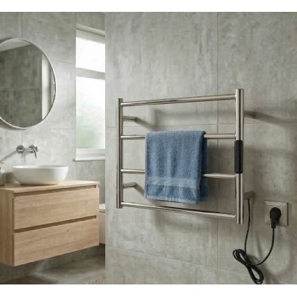 Електрична рушникосушарка 56x37 см 63 Вт нержавіюча сталь